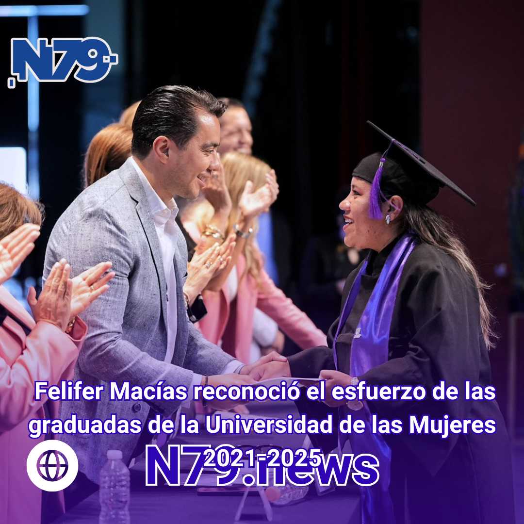 Felifer Macías reconoció el esfuerzo de las graduadas de la Universidad de las Mujeres 2021-2025