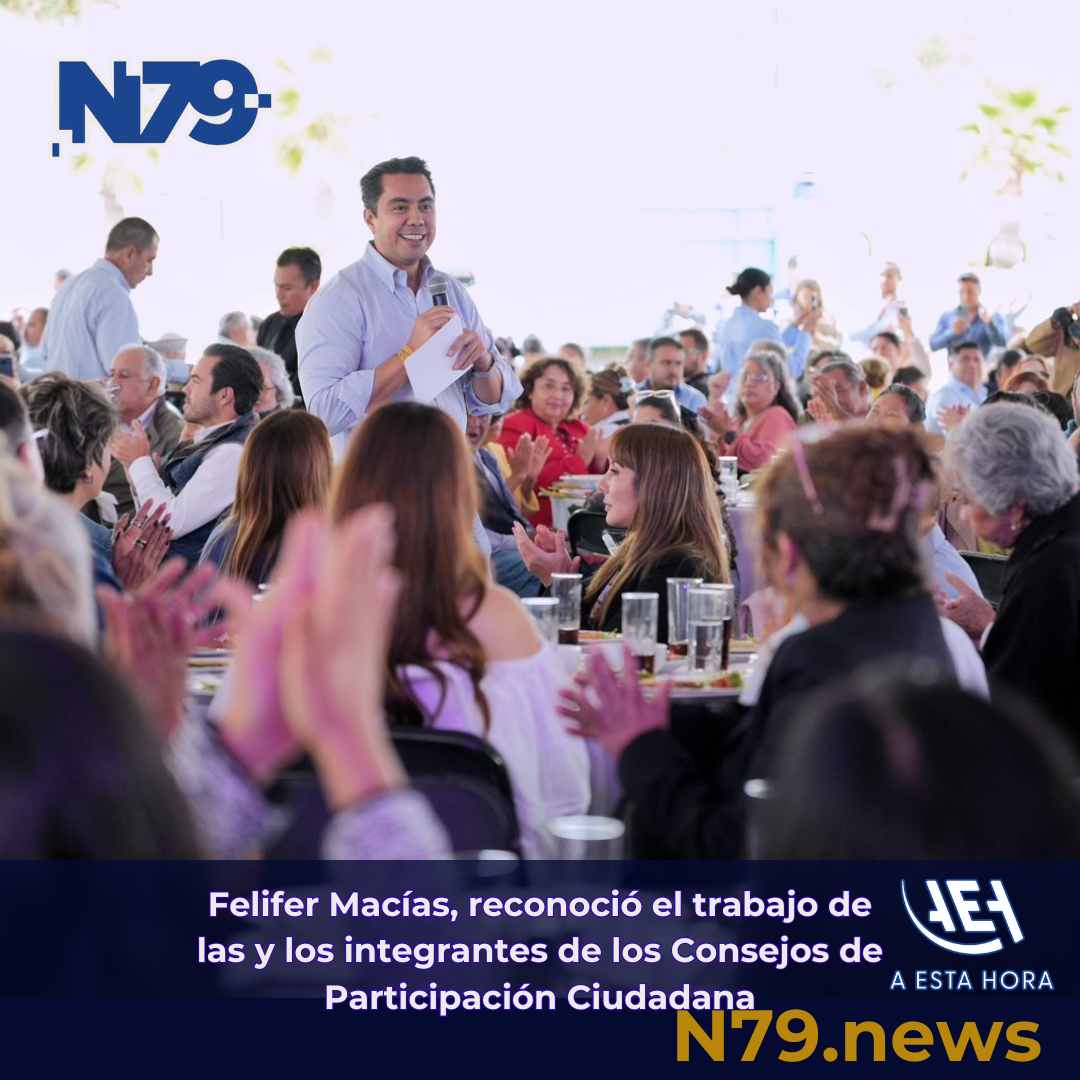 Felifer Macías, reconoció el trabajo de las y los integrantes de los Conse