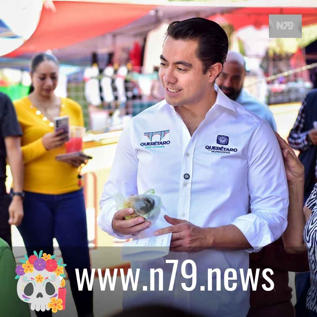 Felifer Macías recorre tianguis de Hércules en Querétaro