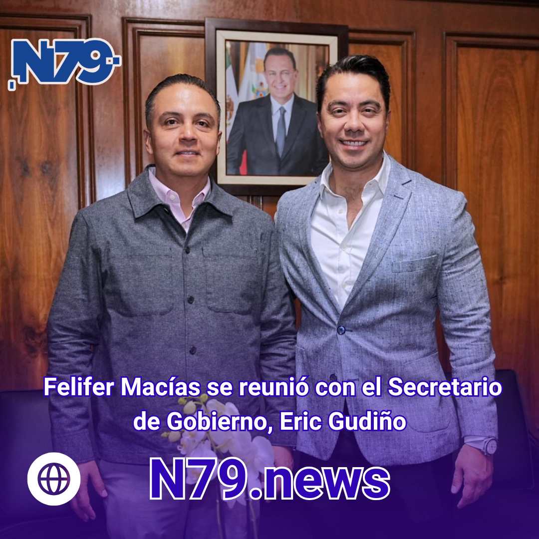 Felifer Macías se reunió con el Secretario de Gobierno, Eric Gudiño