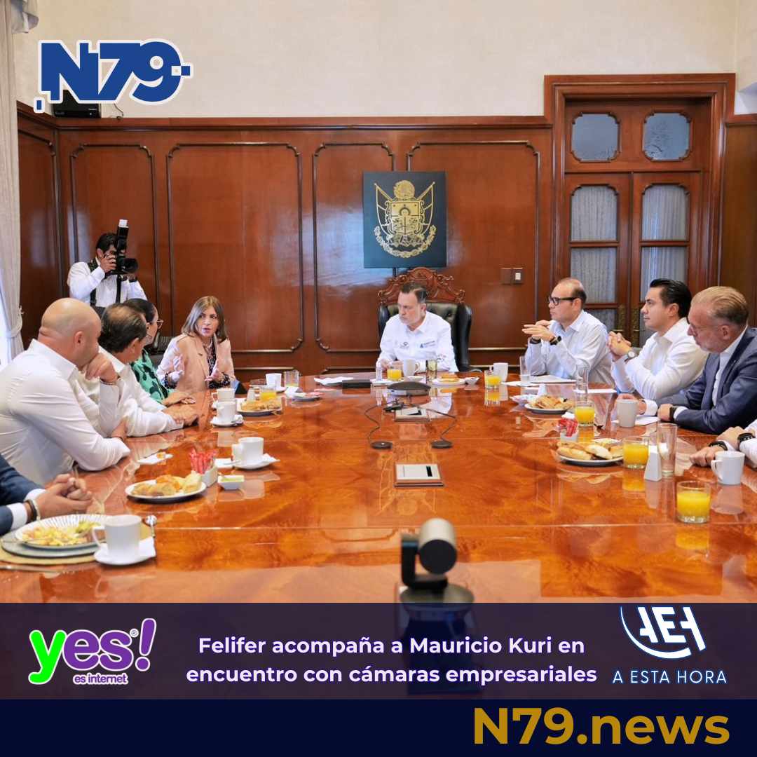 Felifer acompaña a Mauricio Kuri en encuentro con cámaras empresariales