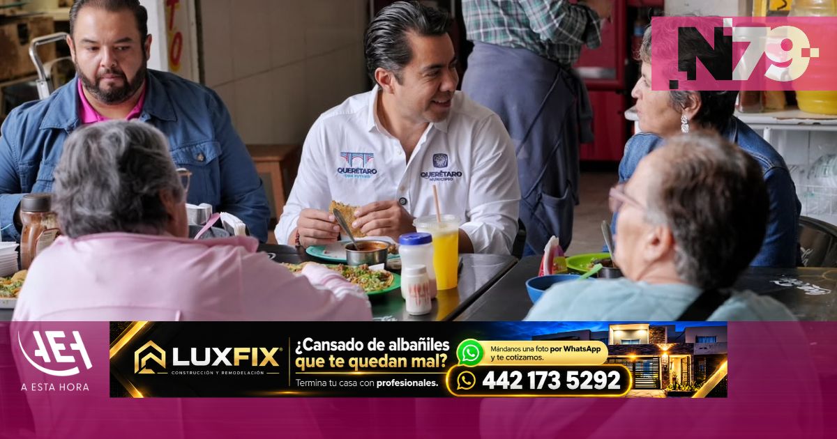 Felifer visita mercado; promueve consumo entre queretanos
