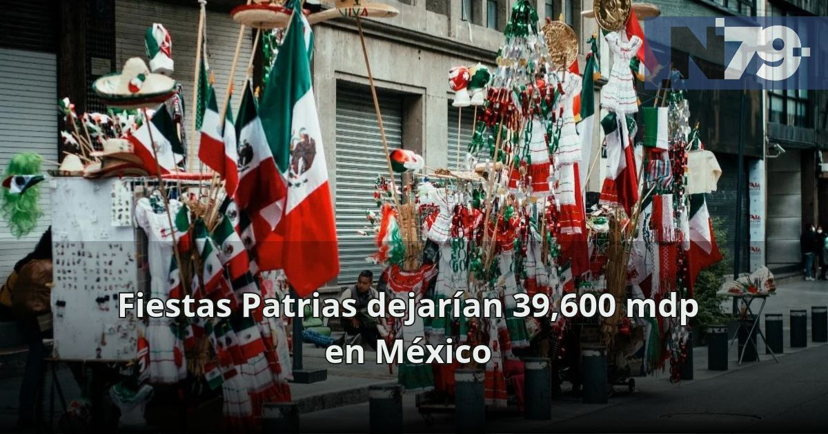 Fiestas Patrias dejarían 39,600 mdp en México