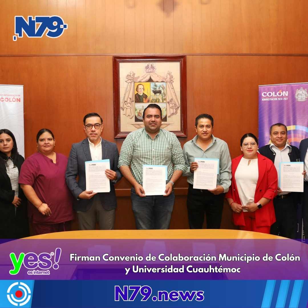 Firman Convenio de Colaboración Municipio de Colón y Universidad Cuauhtémoc