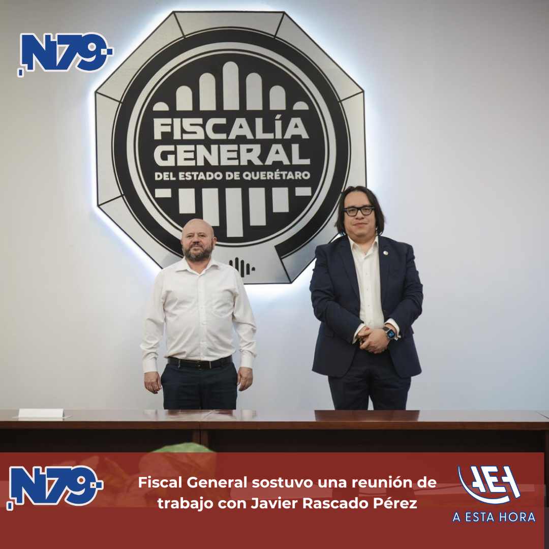 Fiscal General sostuvo una reunión de trabajo con Javier Rascado Pérez