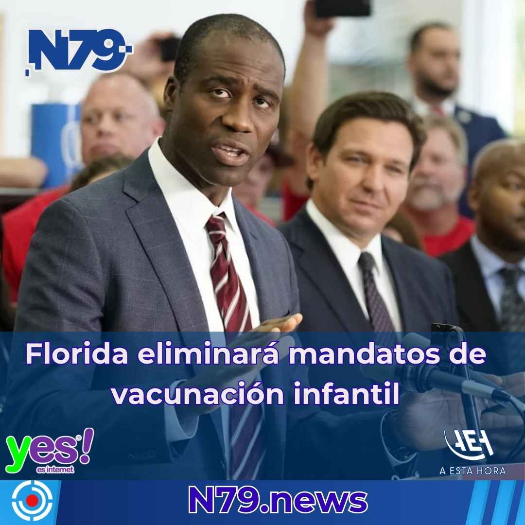 Florida eliminará mandatos de vacunación infantil