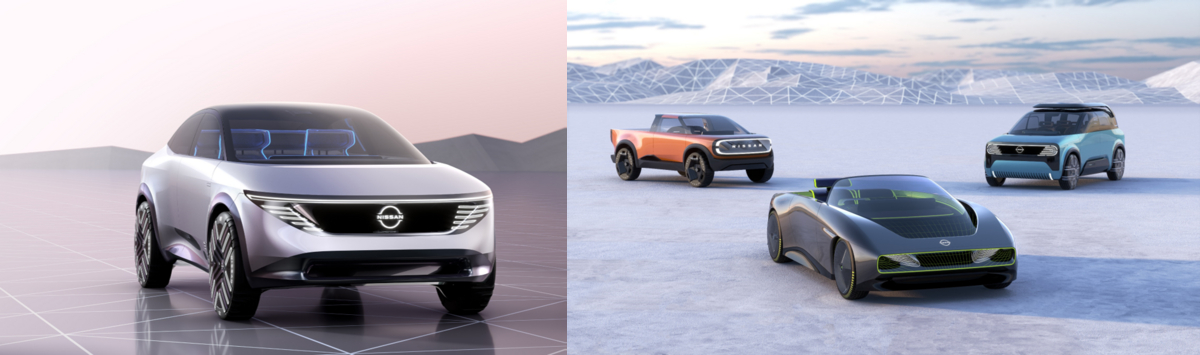 Nissan devela los vehículos concepto que representarán la siguiente etapa del futuro electrificado
