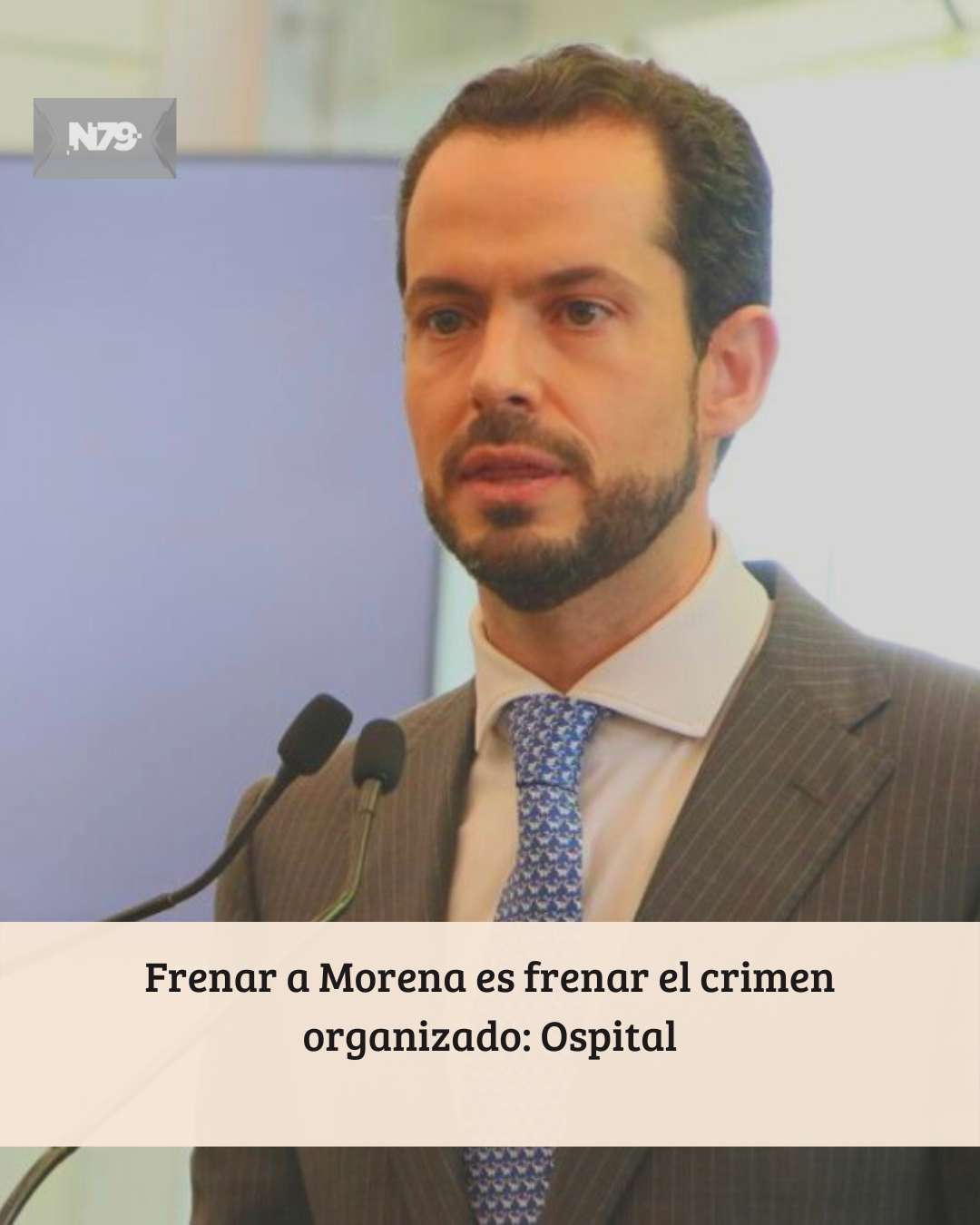 Frenar a Morena es frenar el crimen organizado Ospital