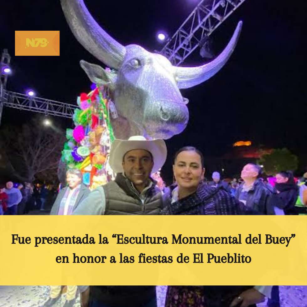 Fue presentada la “Escultura Monumental del Buey” en honor a las fiestas de El Pueblito