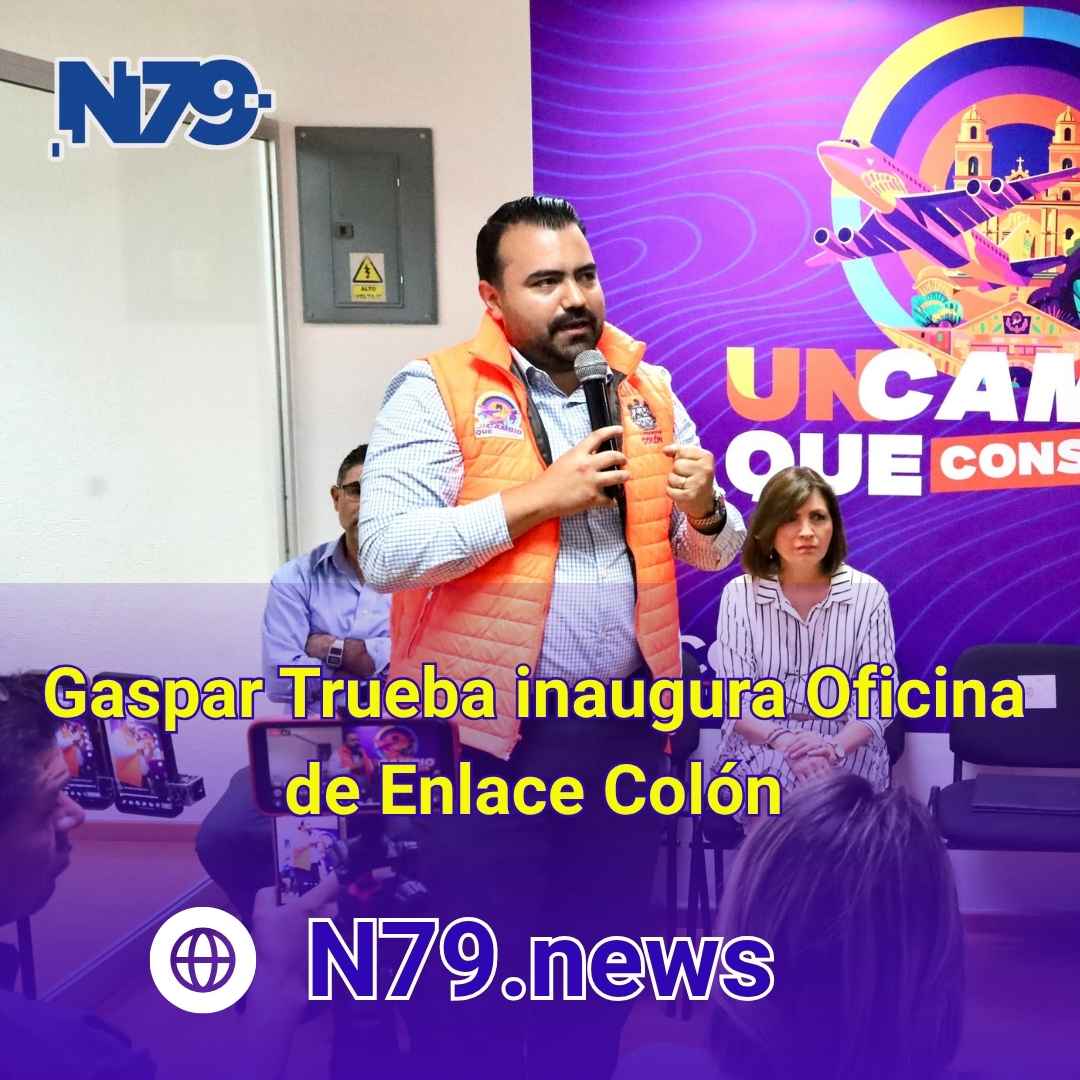 Gaspar Trueba inaugura Oficina de Enlace Colón