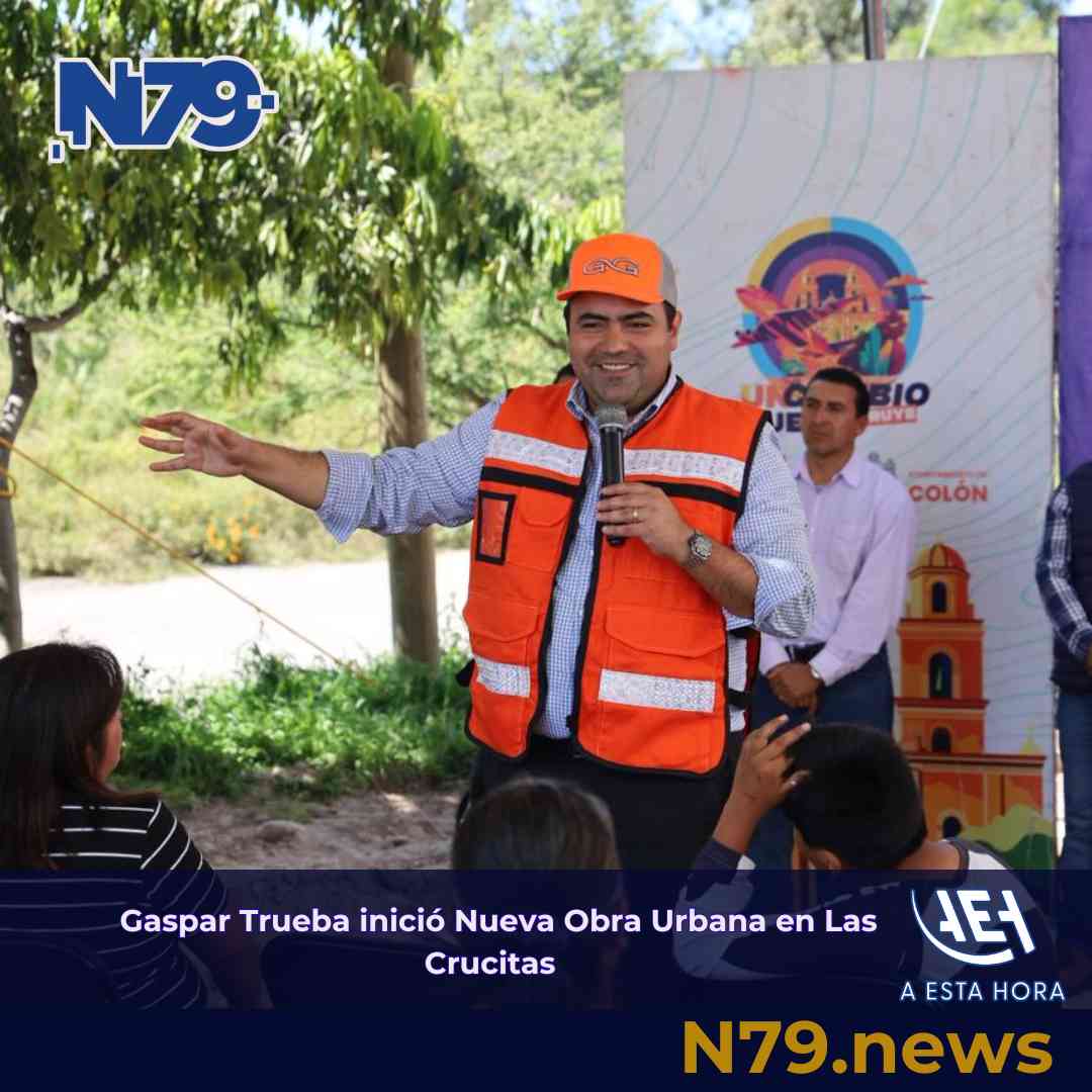 Gaspar Trueba inició Nueva Obra Urbana en Las Crucitas