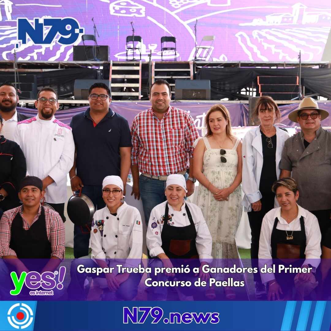 Gaspar Trueba premió a Ganadores del Primer Concurso de Paellas