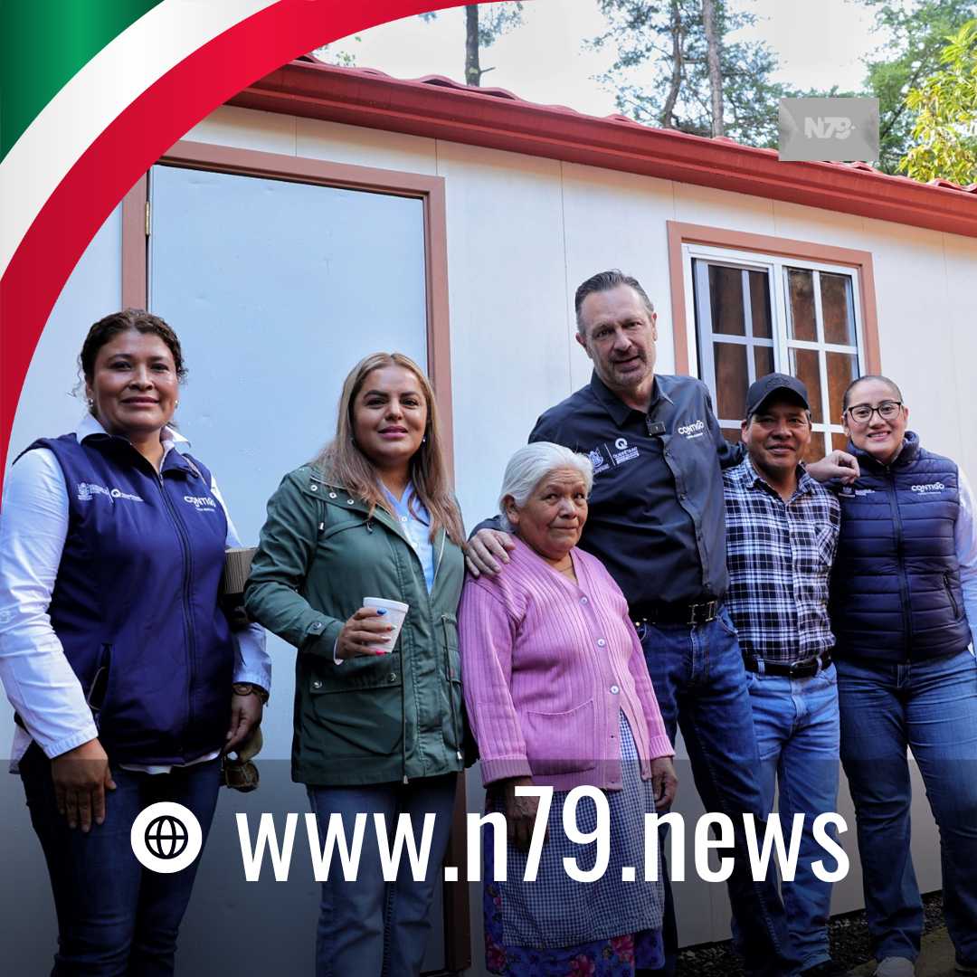 Gobernador Mauricio Kuri entrega acciones de Vivienda en Pinal de Amoles
