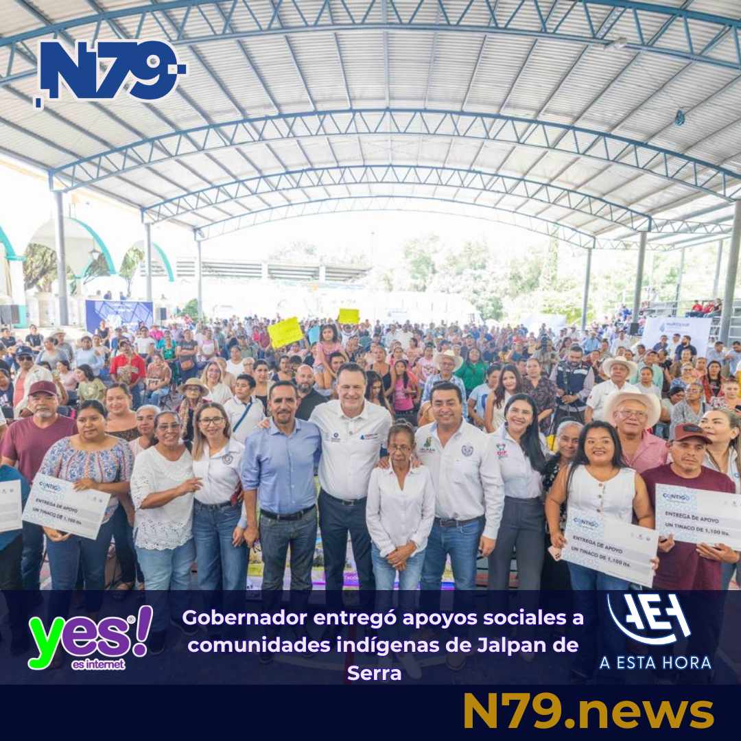Gobernador entregó apoyos sociales a comunidades indígenas de Jalpan de Serra