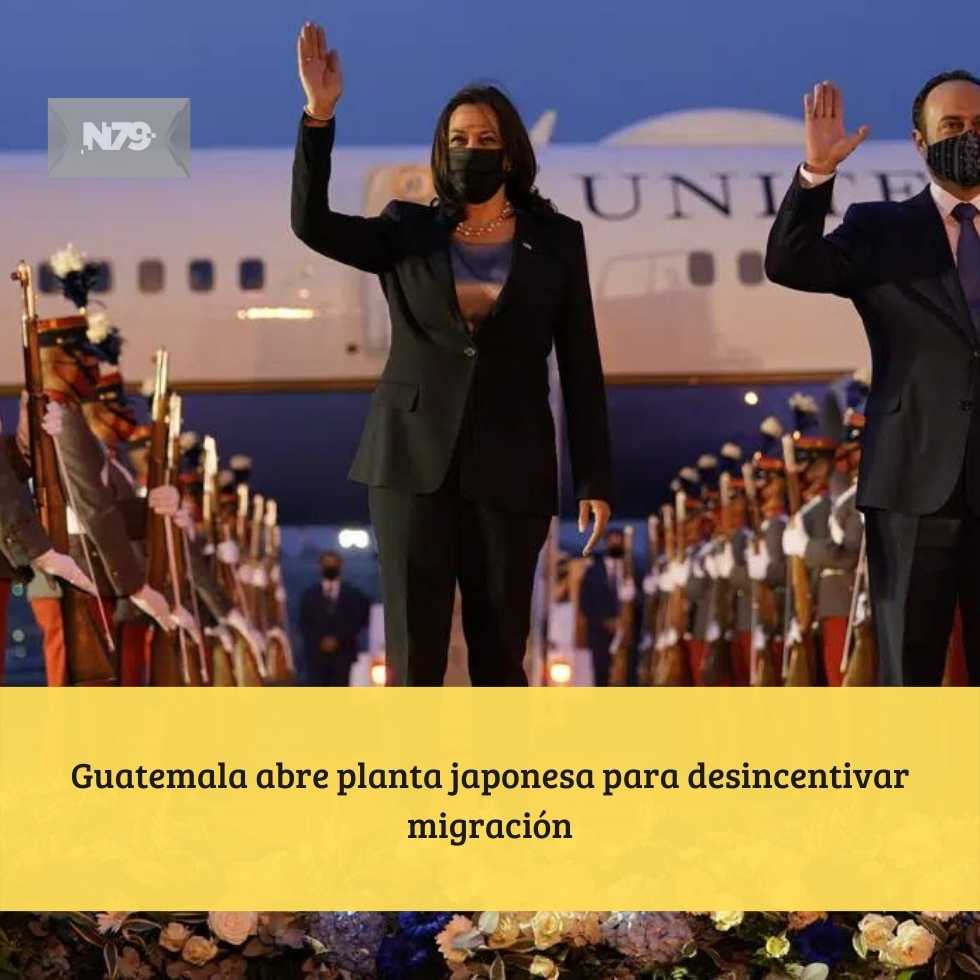 Guatemala abre planta japonesa para desincentivar migración