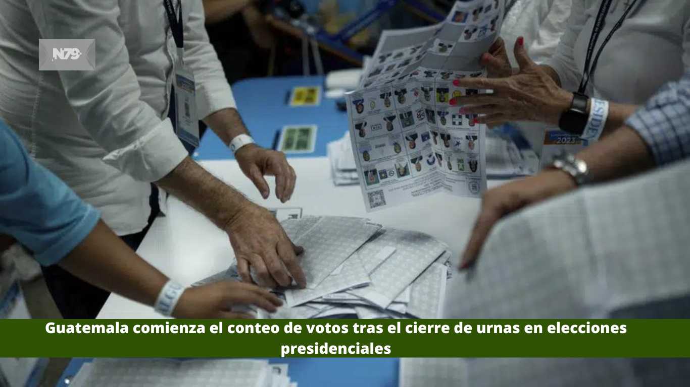 Guatemala comienza el conteo de votos tras el cierre de urnas en elecciones presidenciales