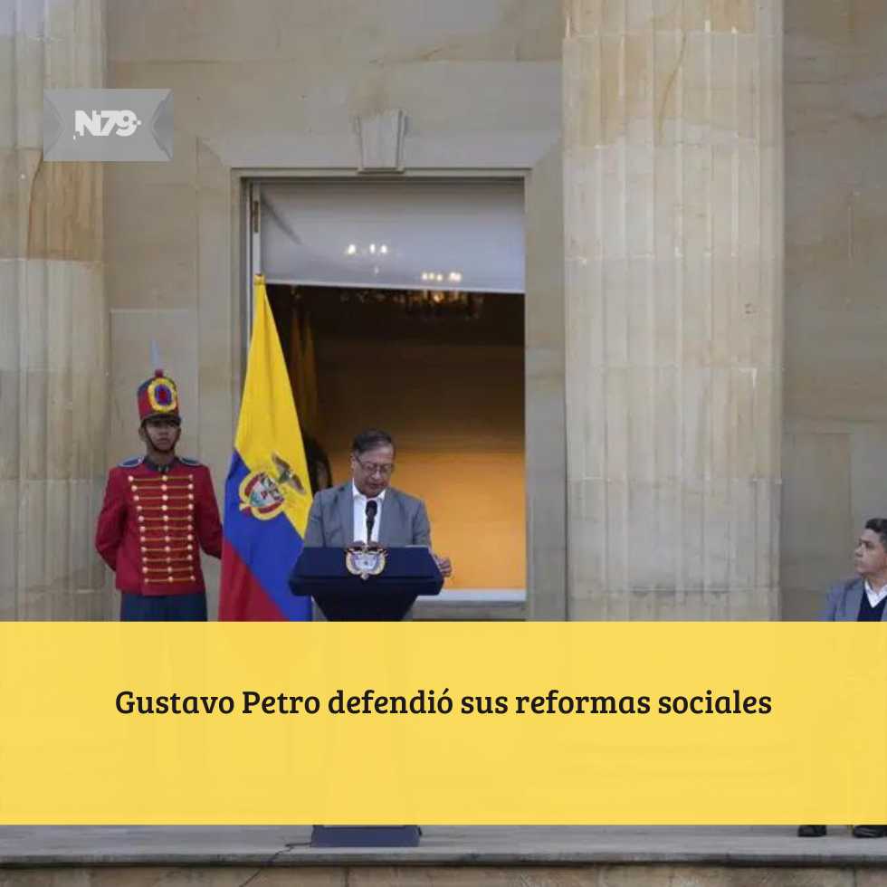 Gustavo Petro defendió sus reformas sociales