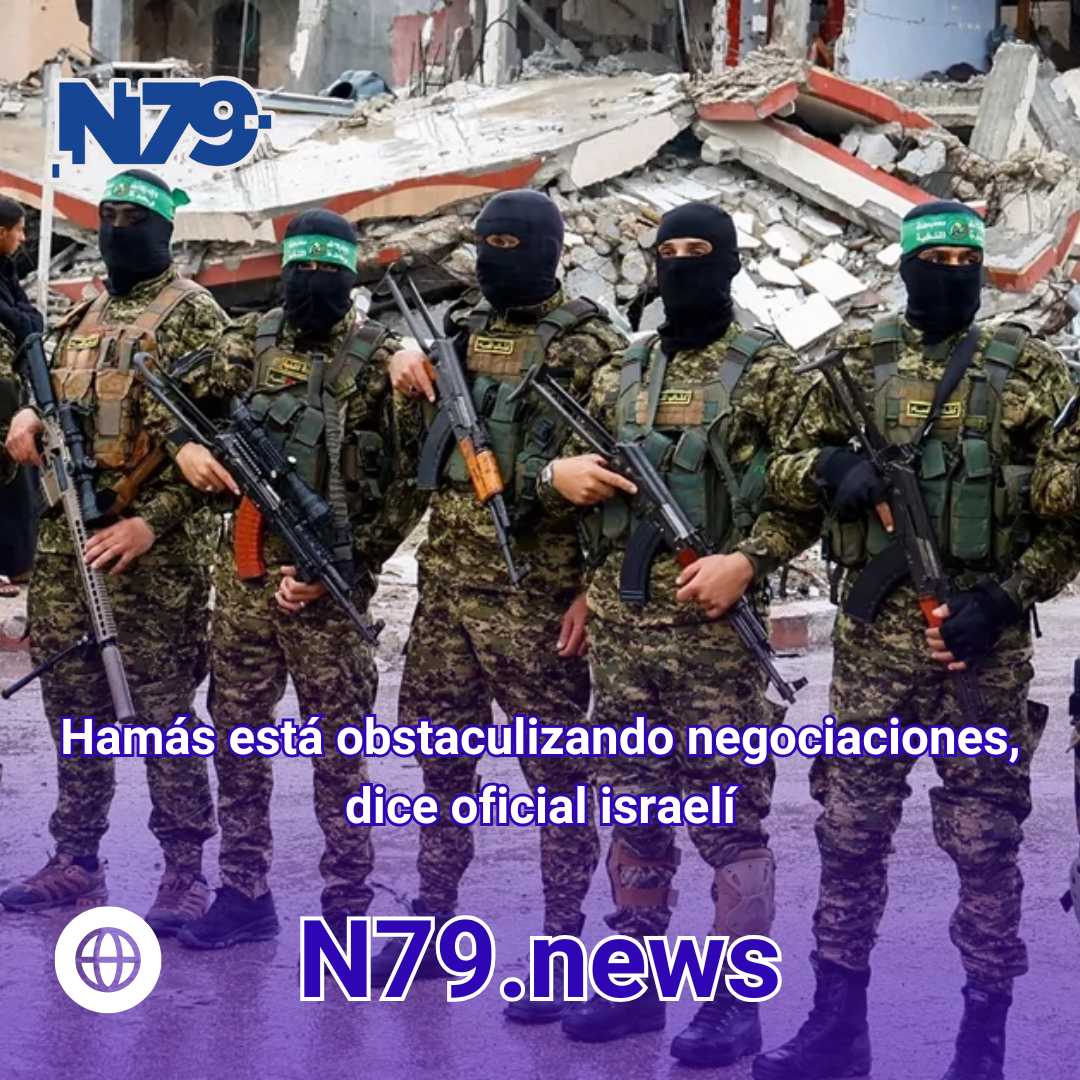Hamás está obstaculizando negociaciones, dice oficial israelí