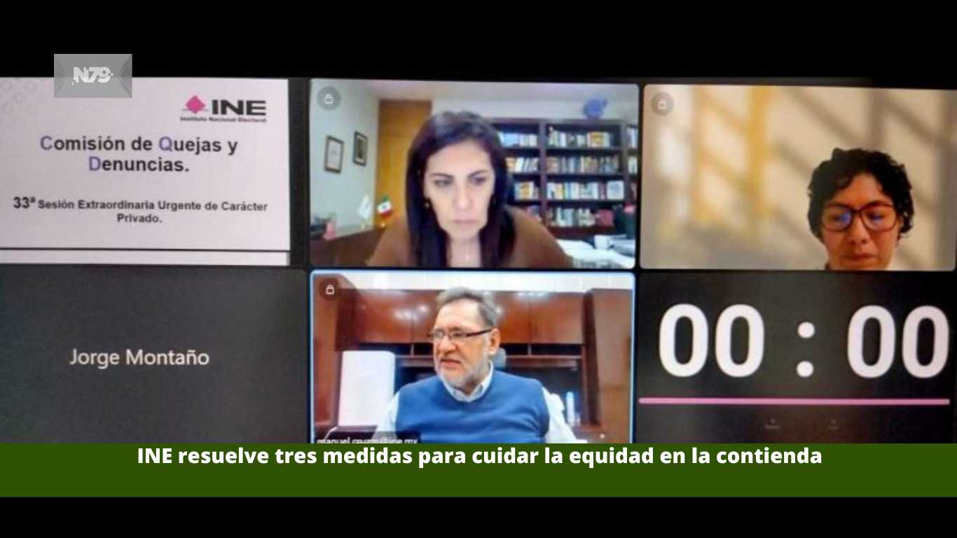 INE resuelve tres medidas para cuidar la equidad en la contienda