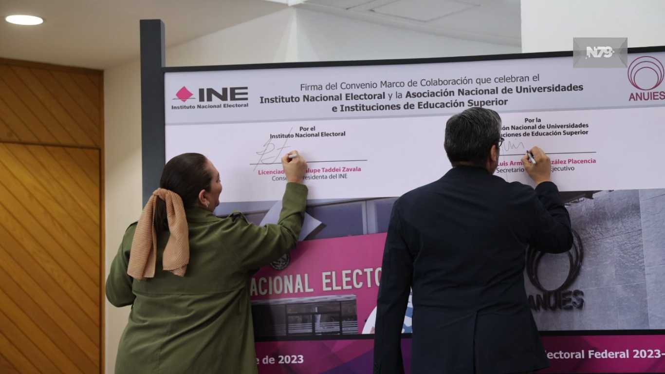 INE y ANUIES se unen para fomentar la construcción de ciudadanía y el fortalecimiento de la democracia en México
