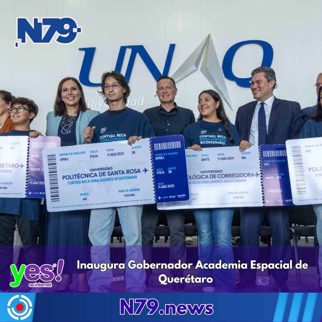 Inaugura Gobernador Academia Espacial de Querétaro