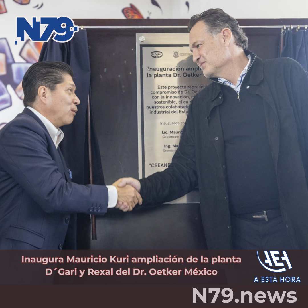 Inaugura Mauricio Kuri ampliación de la planta D´Gari y Rexal del Dr. Oetker México