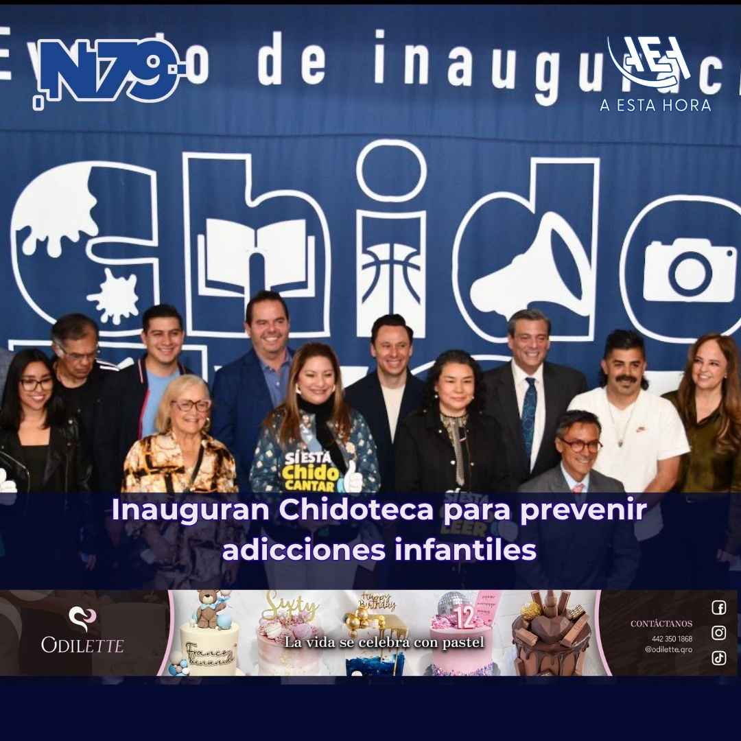 Inauguran Chidoteca para prevenir adicciones infantiles