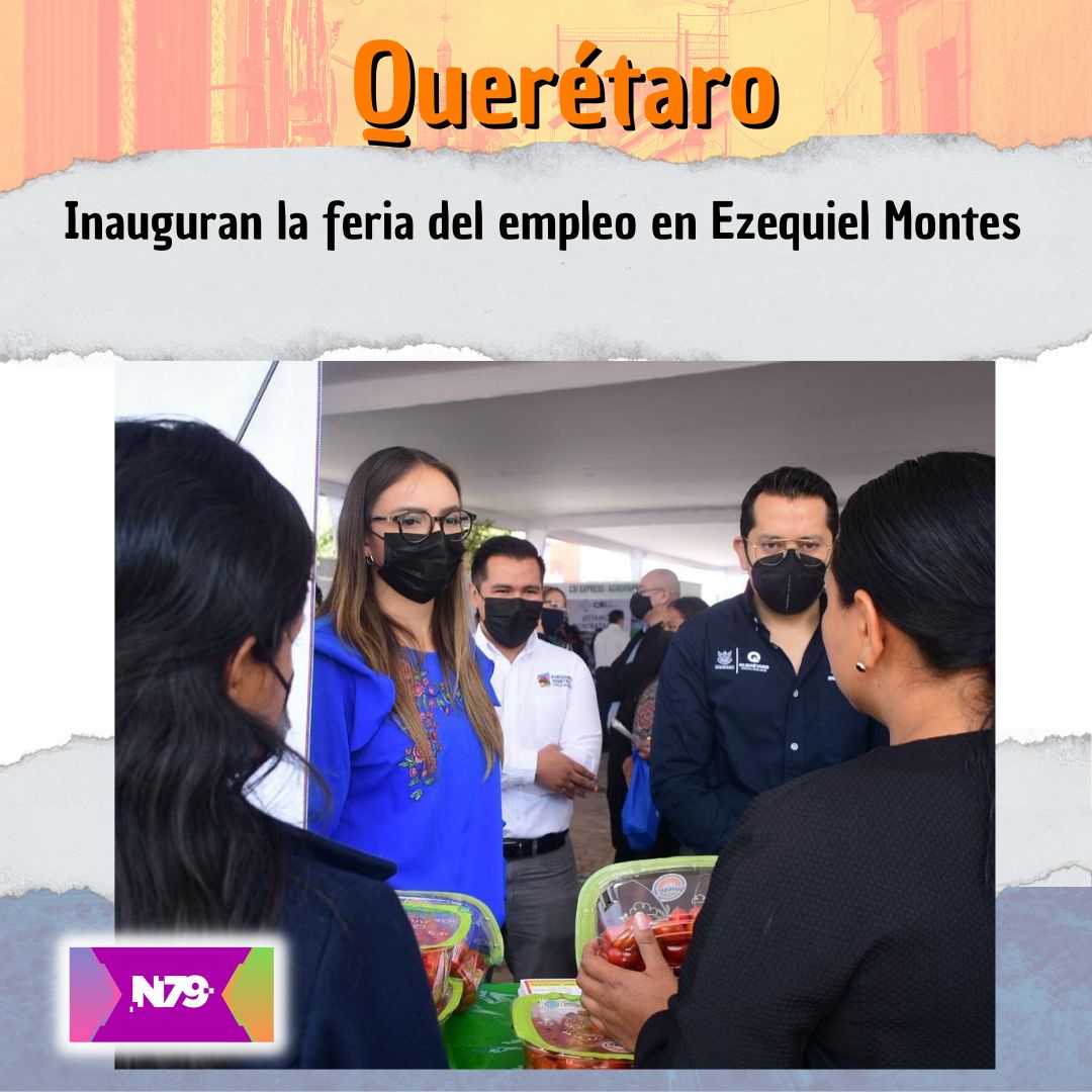 Inauguran la feria del empleo en Ezequiel Montes