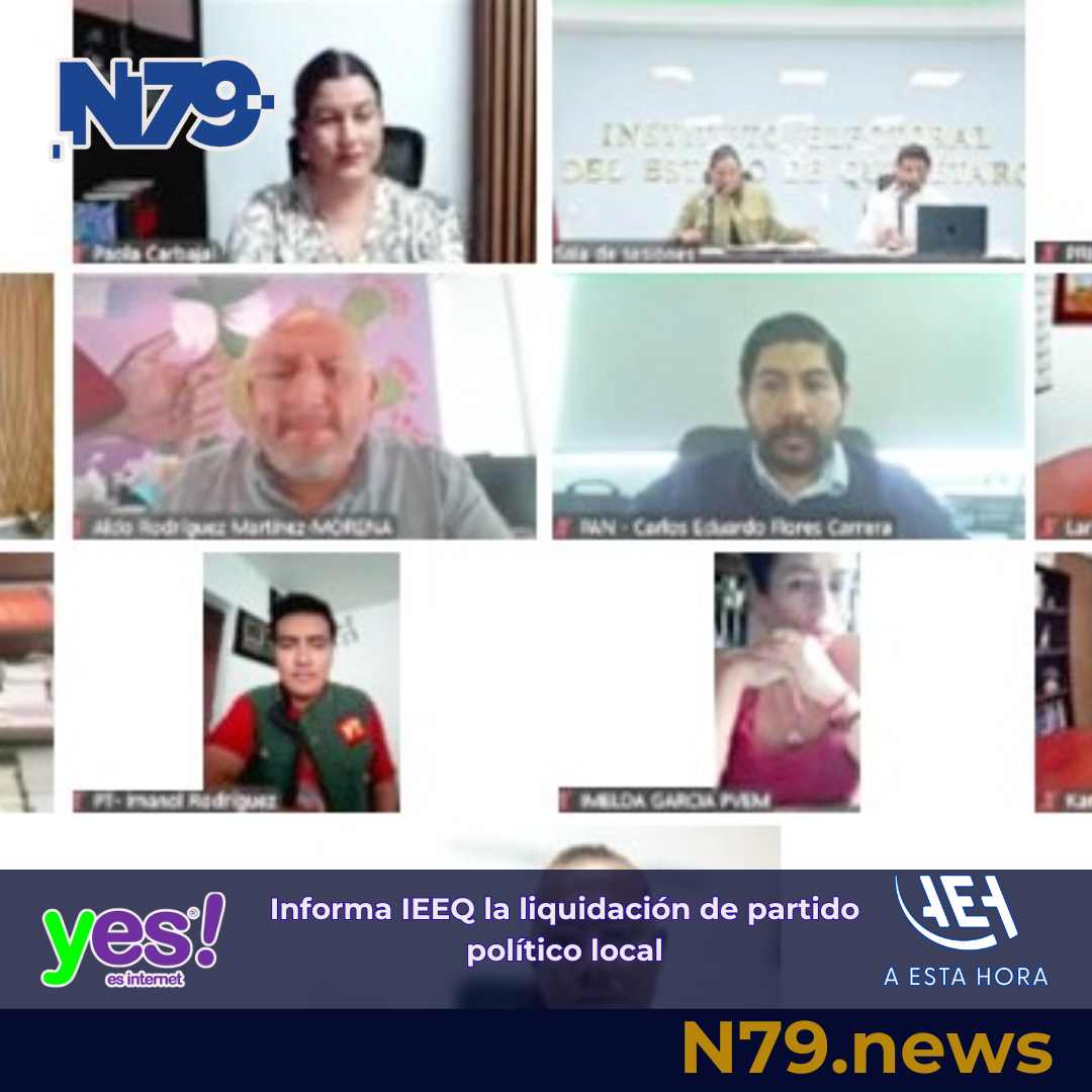 Informa IEEQ la liquidación de partido político local