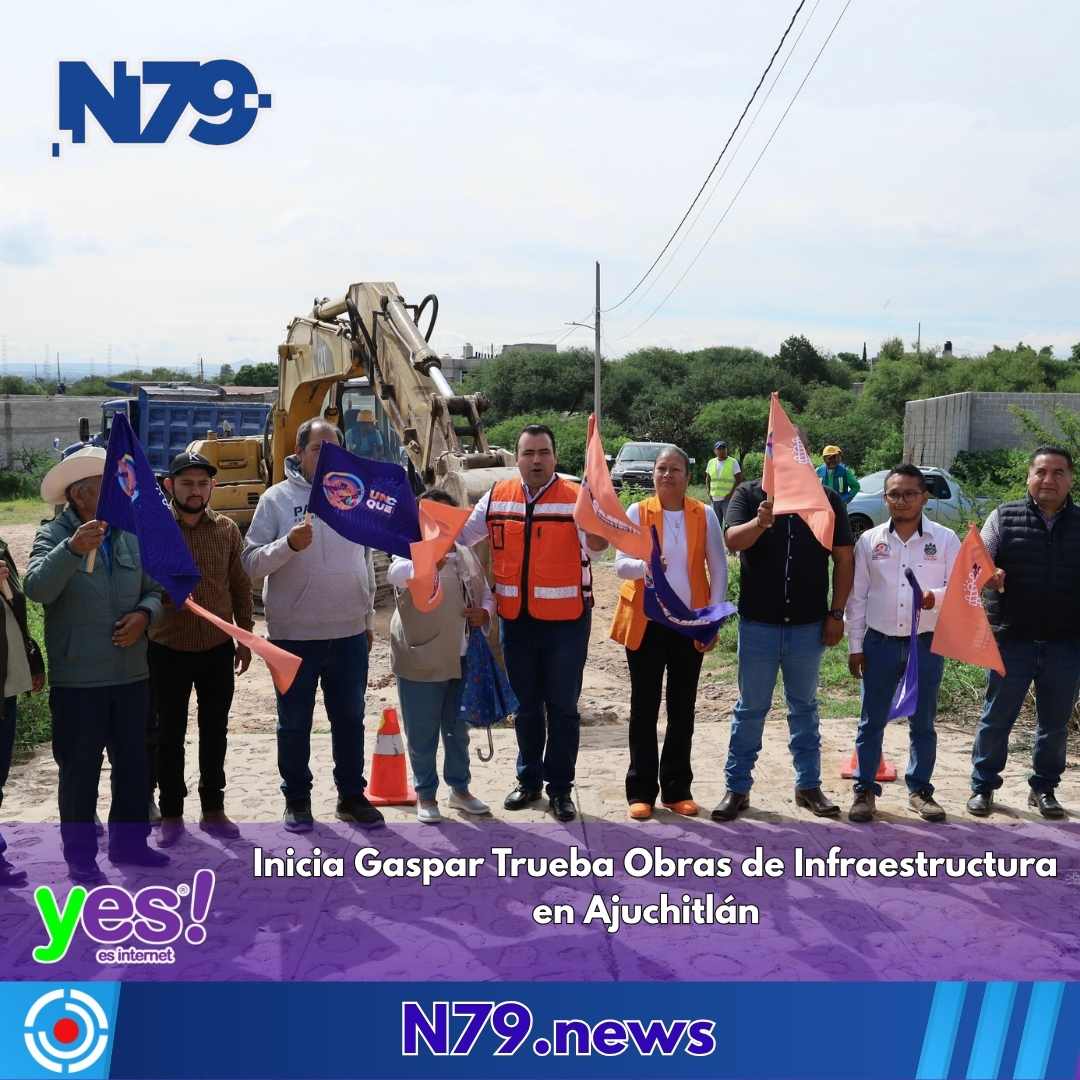 Inicia Gaspar Trueba Obras de Infraestructura en Ajuchitlán