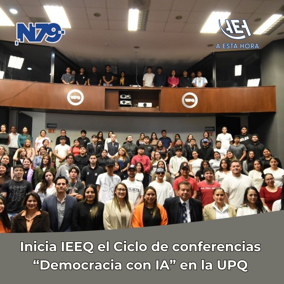 Inicia IEEQ el Ciclo de conferencias “Democracia con IA” en la UPQ