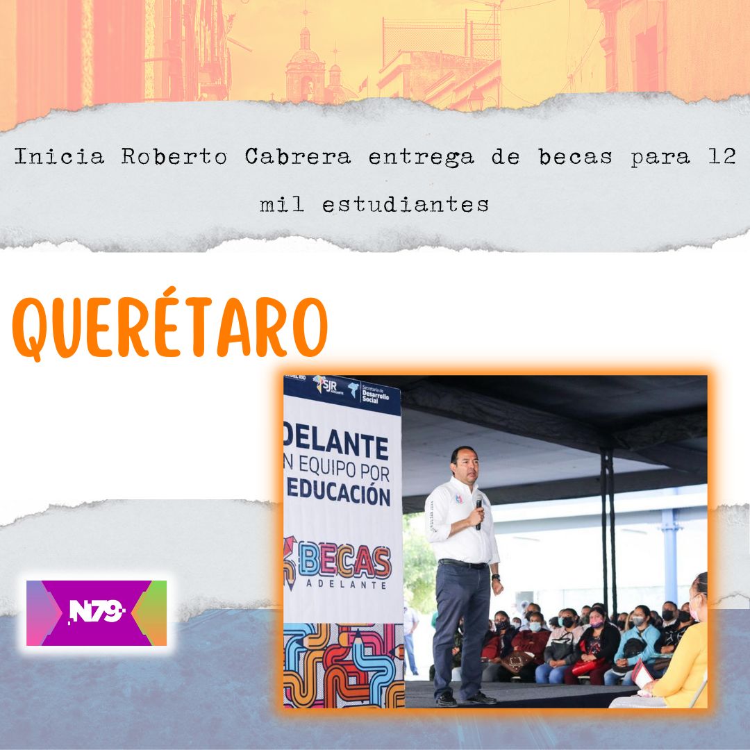 Inicia Roberto Cabrera entrega de becas para 12 mil estudiantes