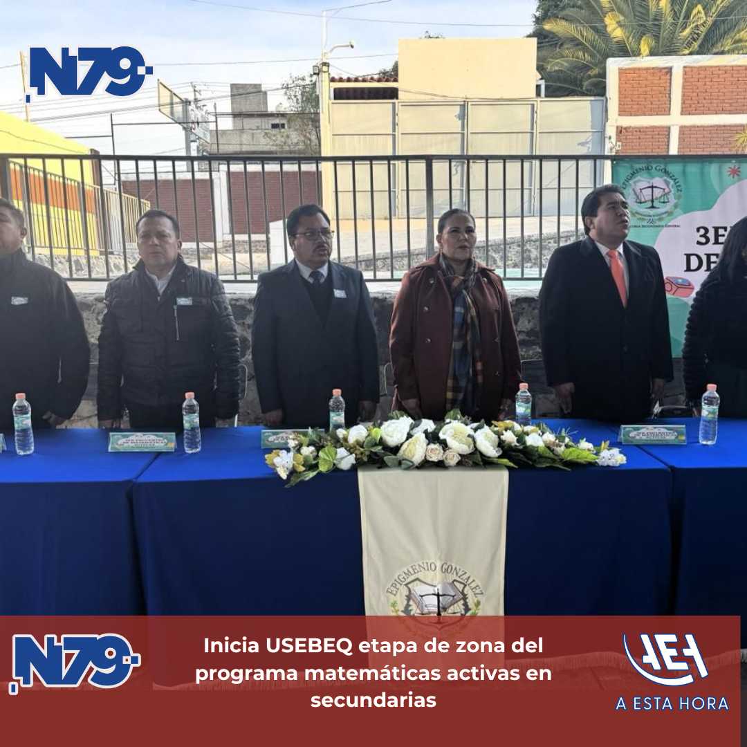 Inicia USEBEQ etapa de zona del programa matemáticas activas en secundarias