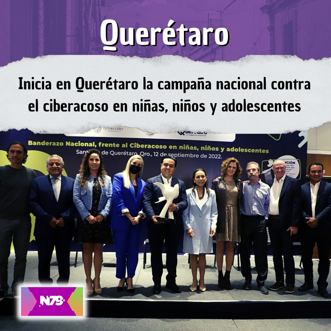 Inicia en Querétaro la campaña nacional contra el ciberacoso en niñas, niños y adolescentes