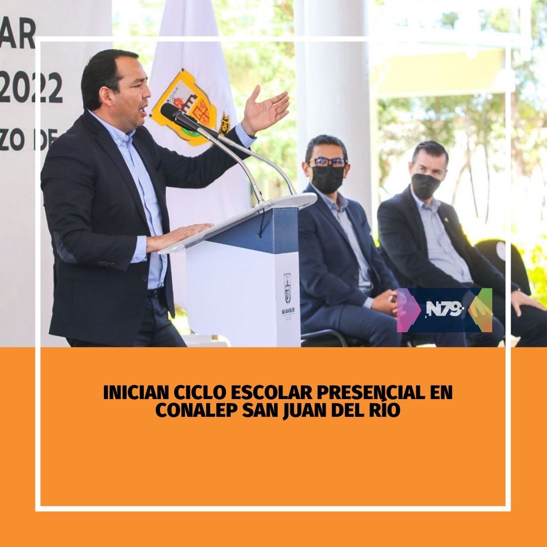 Inician ciclo escolar presencial en CONALEP San Juan del Río