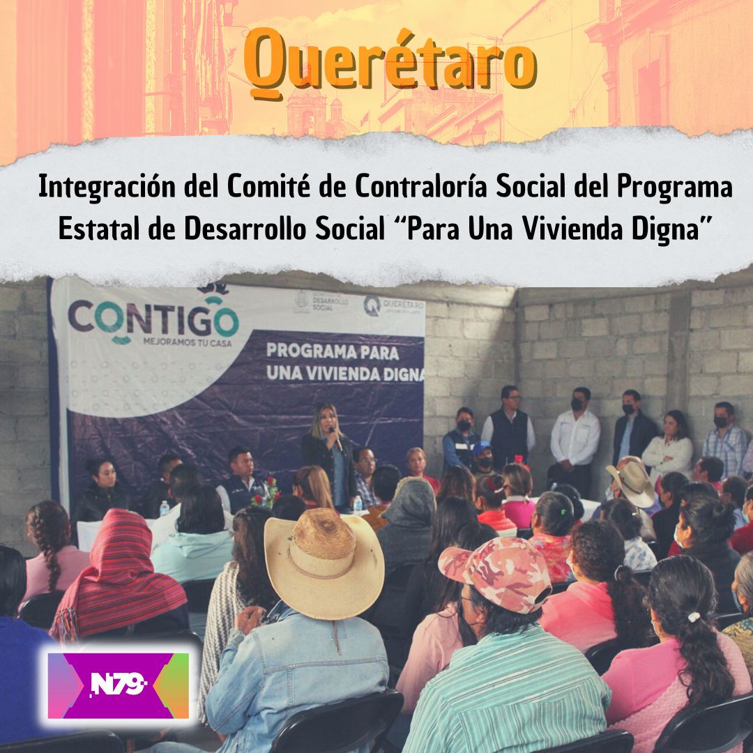 Integración del Comité de Contraloría Social del Programa Estatal de Desarrollo Social “Para Una Vivienda Digna”