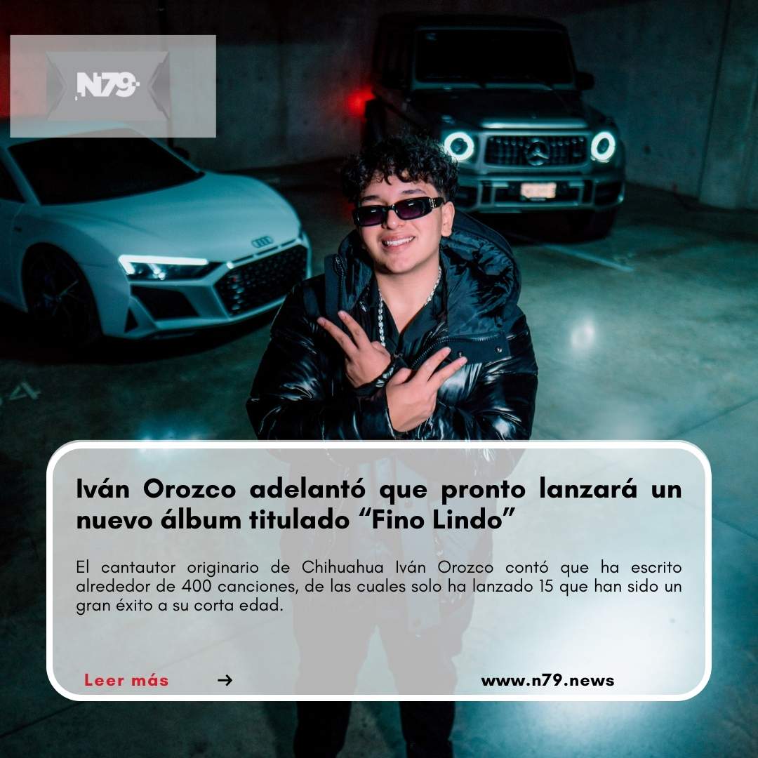 Iván Orozco adelantó que pronto lanzará un nuevo álbum titulado “Fino Lindo”