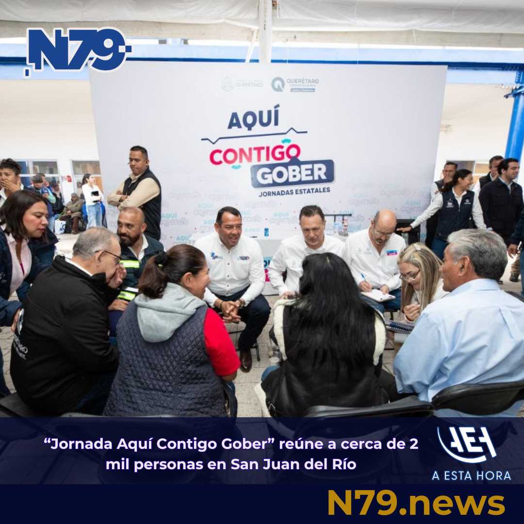 “Jornada Aquí Contigo Gober” reúne a cerca de 2 mil personas en San Juan del Río