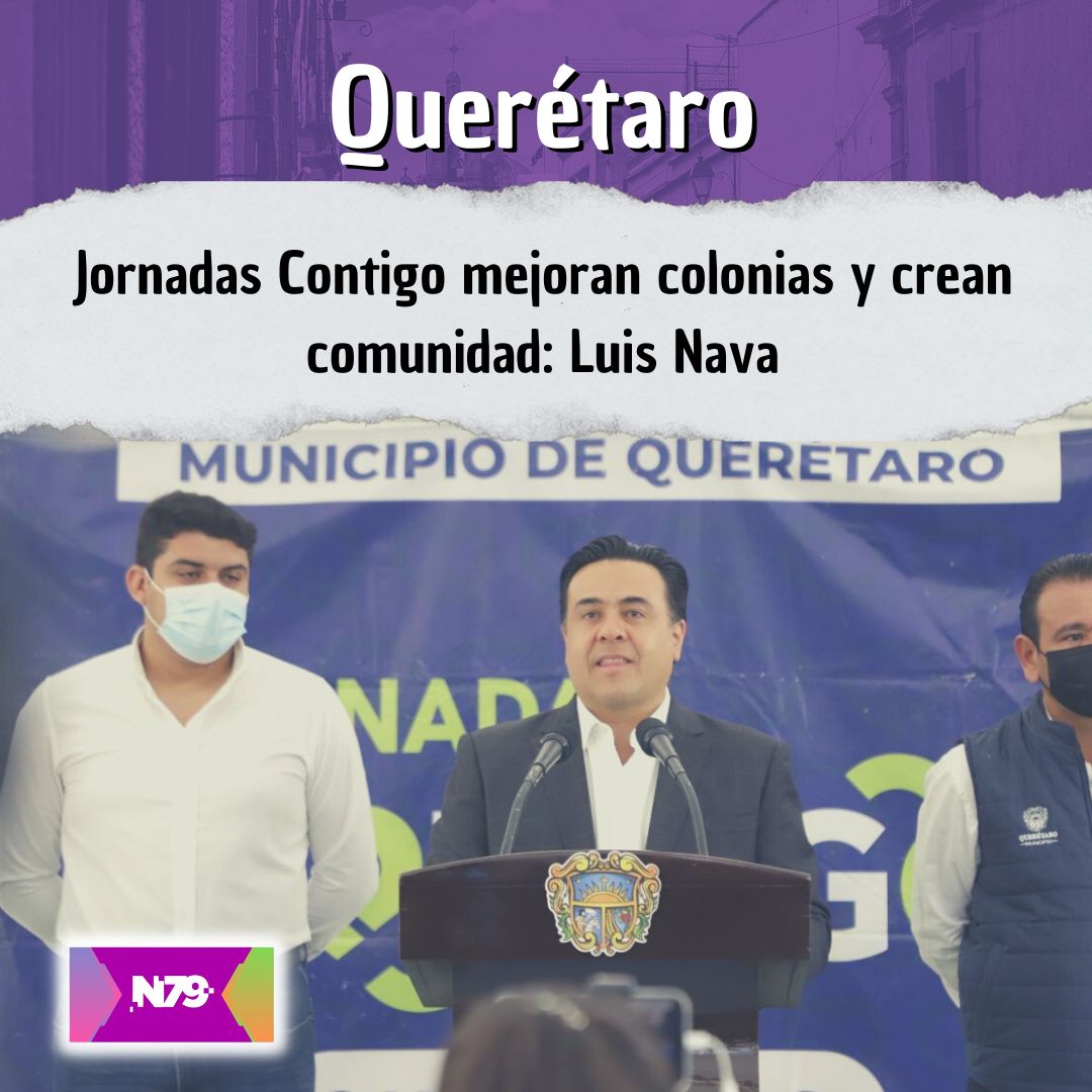 Jornadas Contigo mejoran colonias y crean comunidad Luis Nava