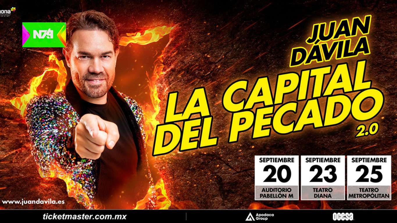 Juan Dávila llevará su comedia a grandes escenarios de México