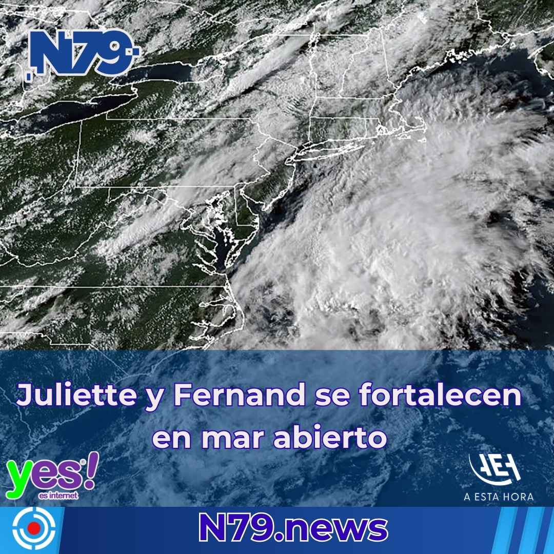Juliette y Fernand se fortalecen en mar abierto