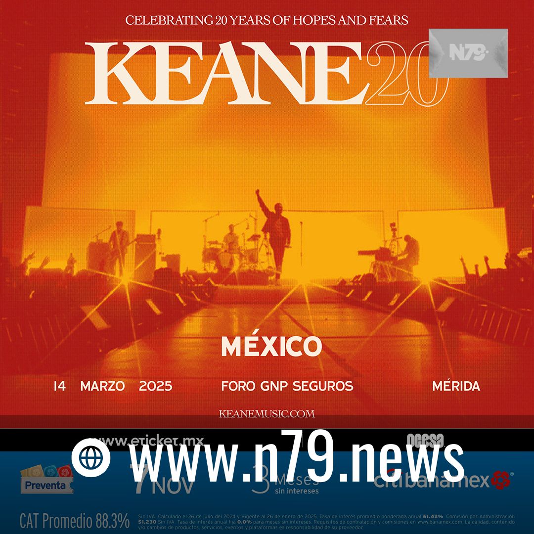 Keane tocará en Mérida y Monterrey en 2025