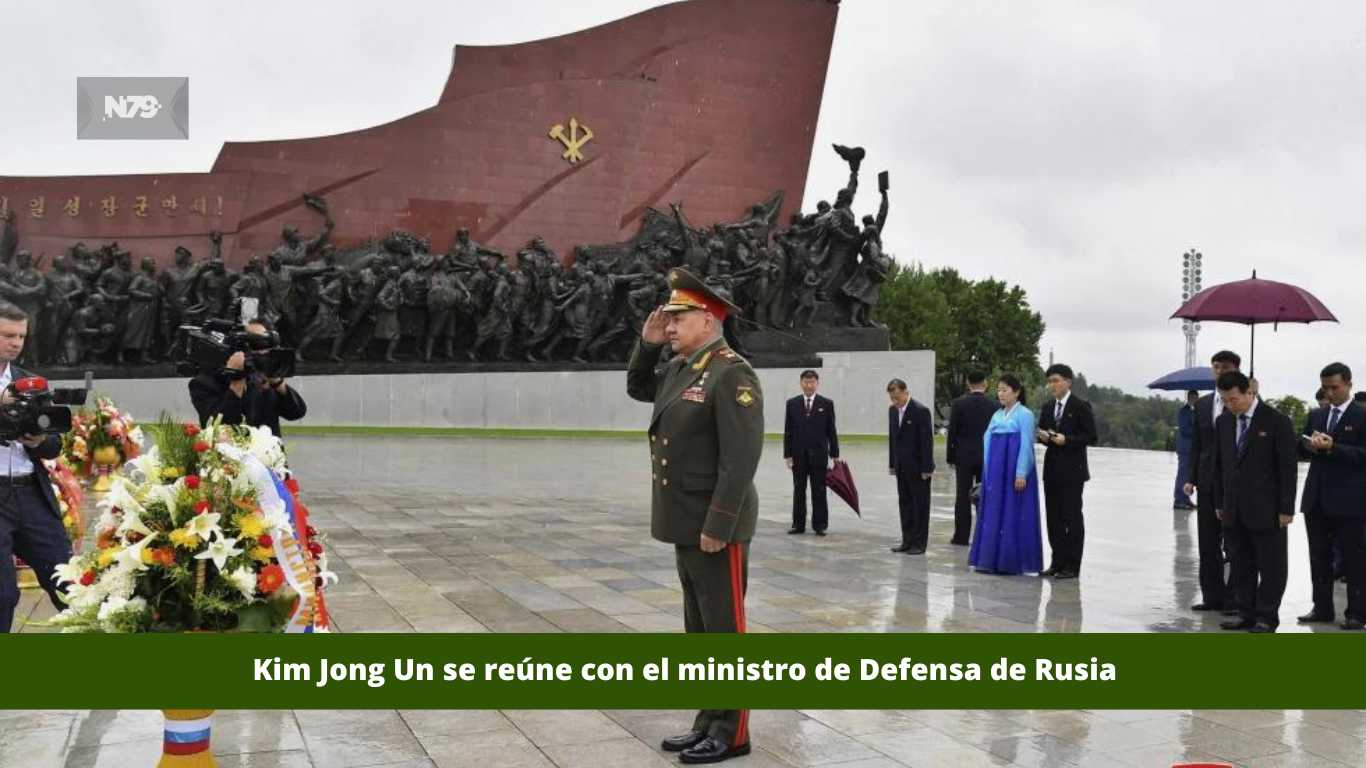 Kim Jong Un se reúne con el ministro de Defensa de Rusia