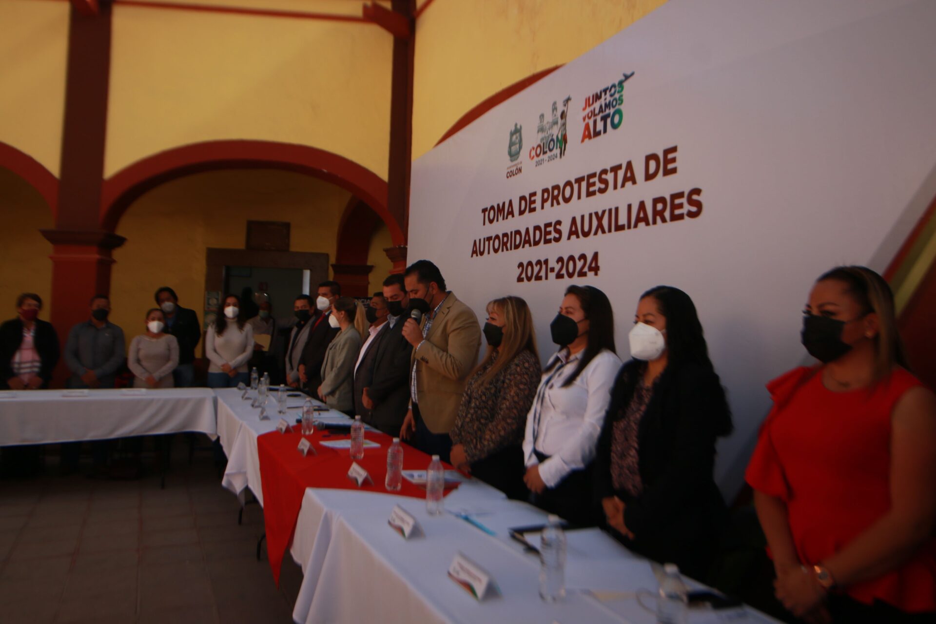 Delegados y subdelegados del Municipio de Colón toman protesta para el periodo 2021-2024