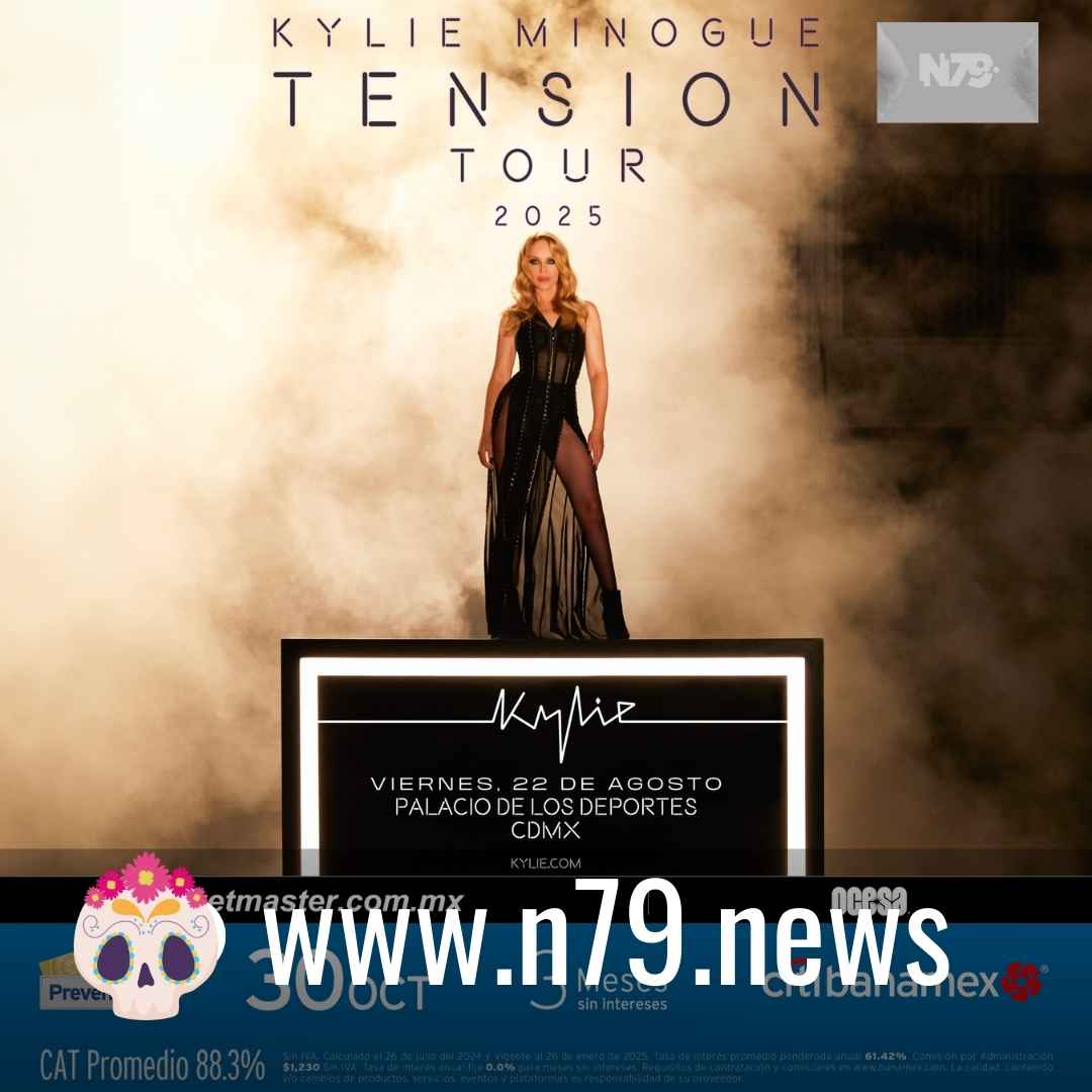 Kylie Minogue regresa a México con el Tension Tour 2025