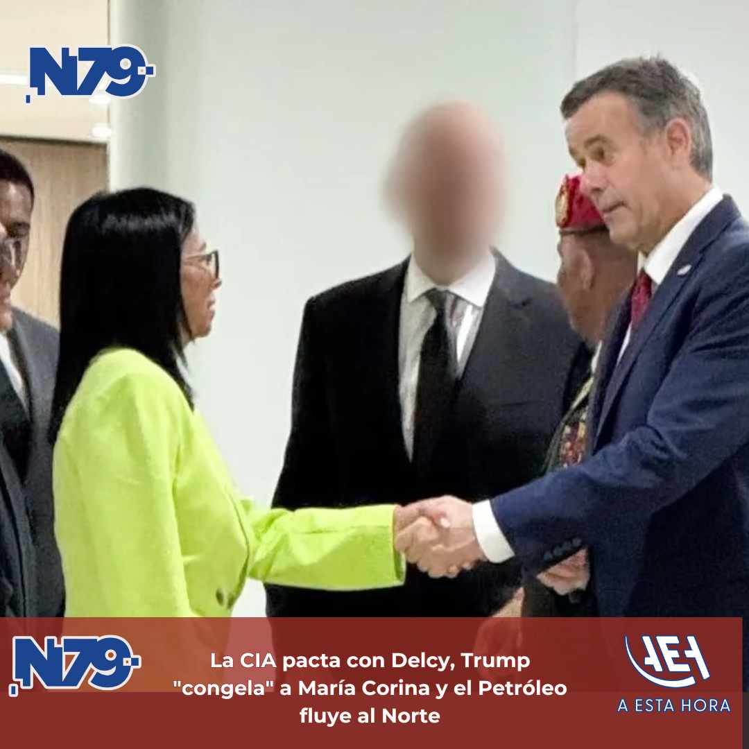 La CIA pacta con Delcy, Trump 
