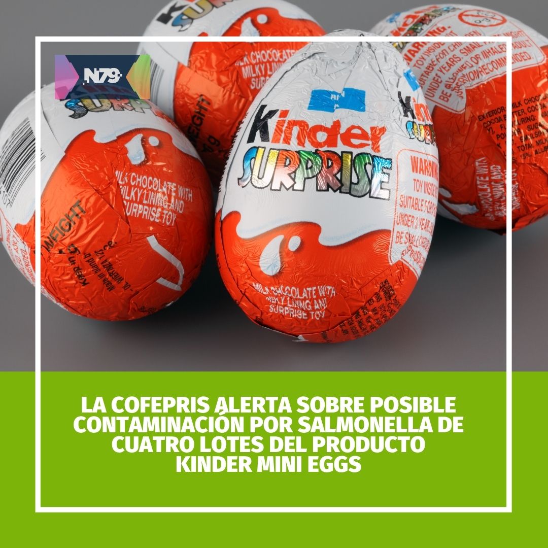 La Cofepris alerta sobre posible contaminación por salmonella de cuatro
