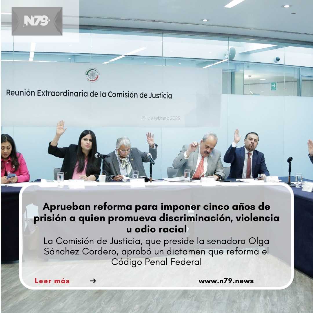 Aprueban reforma para imponer cinco años de prisión a quien promueva discriminación, violencia u odio racial