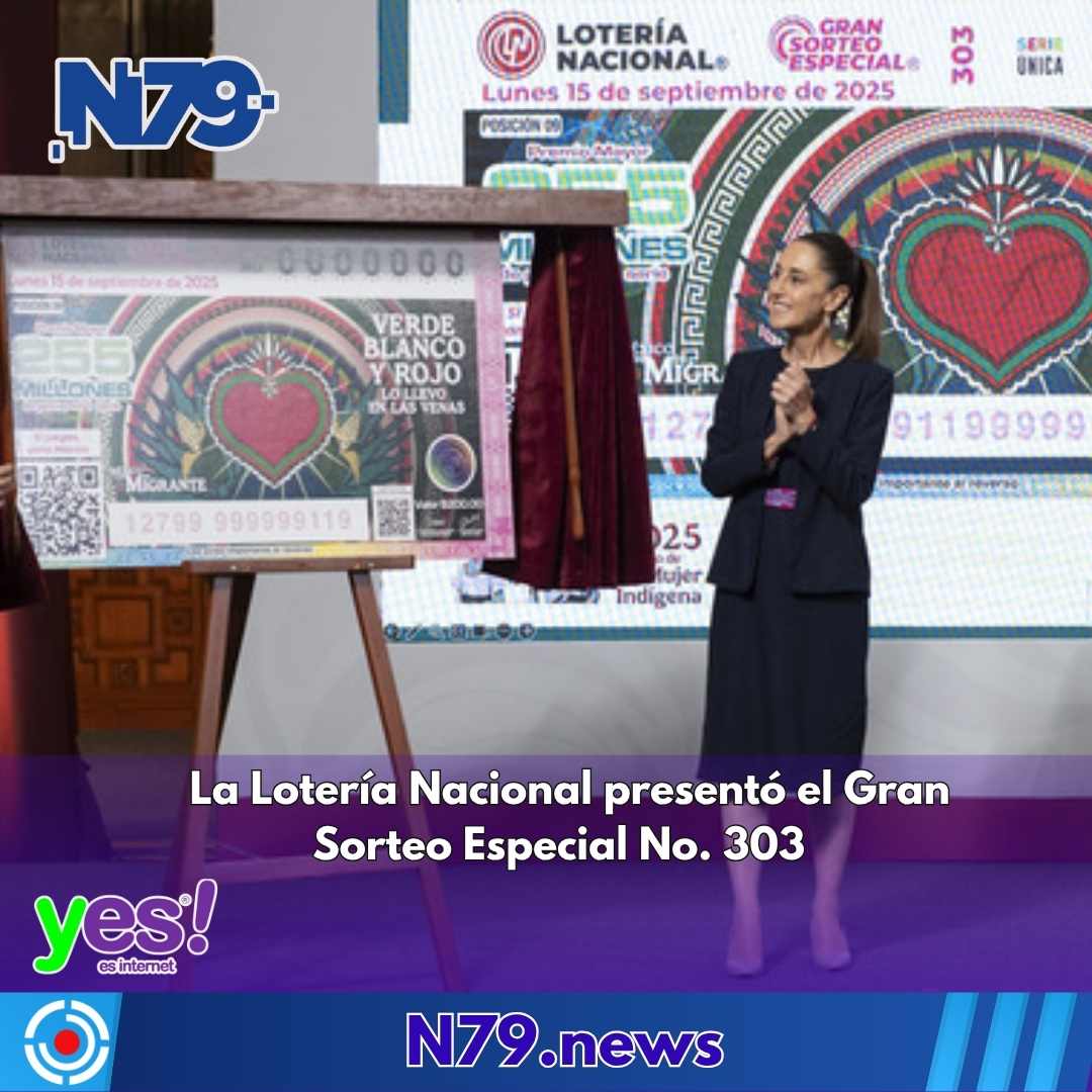 La Lotería Nacional presentó el Gran Sorteo Especial No 303