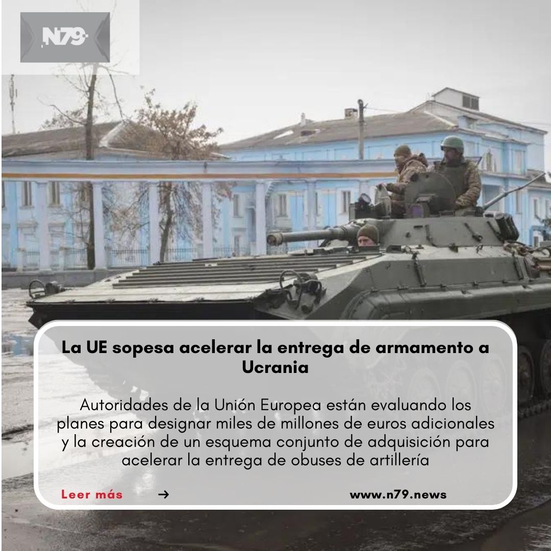 La UE sopesa acelerar la entrega de armamento a Ucrania
